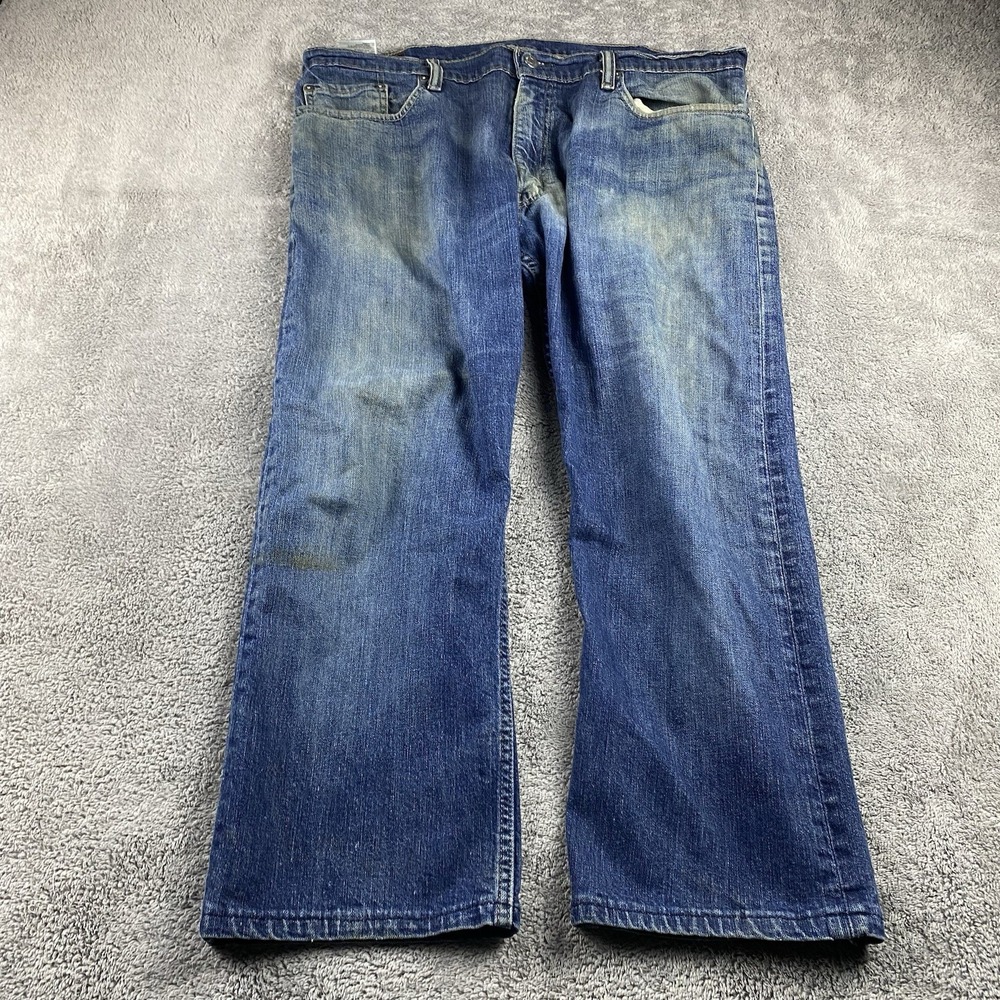 Levis 514 Straight Leg Jeans Mens 38x23 Blue Medium Wash Mid Rise‎